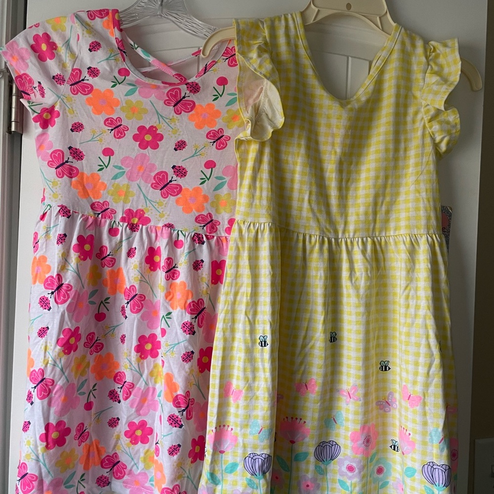 Freestyle Pink and Yellow Kids Dresses